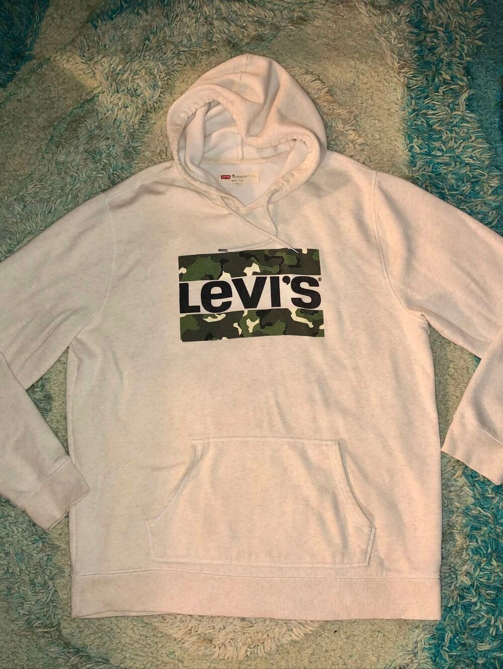 Levi's Camouflage Box Logo Hoodie- XXL